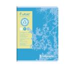 Cahier piqué FOREVER 17x22 cm 96 pages grands carreaux 70 g - Assortis