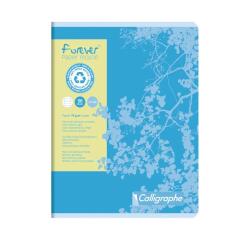 Cahier piqué FOREVER 17x22 cm 96 pages grands carreaux 70 g - Assortis