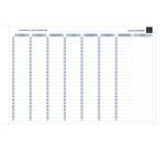 Planning cancellabile a secco e magnetico - Bianco