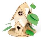 Coffret créatif, Maison de fées à construire - Multicolore