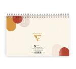 Terracotta, Bloc planner reliure intégrale en-tête 22x14 cm 53 feuillets imprimés