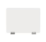 Exacompta - réf. 81058D - ExaScreen Ecran de protection ou cloisonnette contre les postillons pour bureau open-space - call center - restaurants H58cmxL78cm - à fixer kit de fixation fourni - Cristal