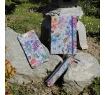 Céleste CUIR Trousse plate 22x11 cm Mutlicolores