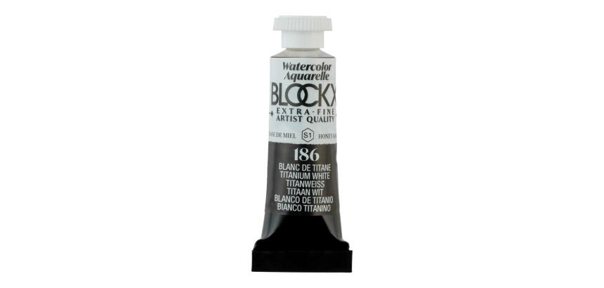 Aquarelle extra-fine tube 5ml - Blanc de titane