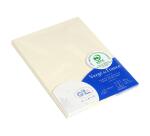 25 kaart gevergeerd wit C6 (107x152mm) 210g