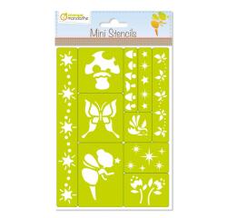 Mini Stencils, Fées - Vert