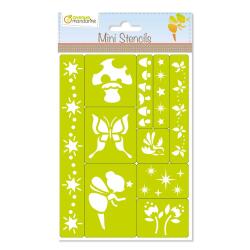 Mini Stencils, Fées - Vert