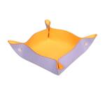 Rhodiarama vide-poche réversible simili cuir italien 12x12x4,5 cm - Iris