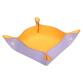 Rhodiarama vide-poche réversible simili cuir italien 12x12x4,5 cm - Iris
