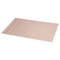 Rhodiarama sous-main rigide simili cuir italien 60x40 cm - Touche de rose