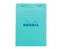 Bloc agrafé Rhodia Couleurs Azur N°13 A6 10,5x14,8 cm - Azur