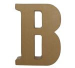 Lettre B fantaisie - Kraft