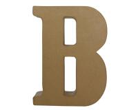 Lettre B fantaisie - Kraft