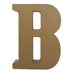 Lettre B fantaisie - Kraft