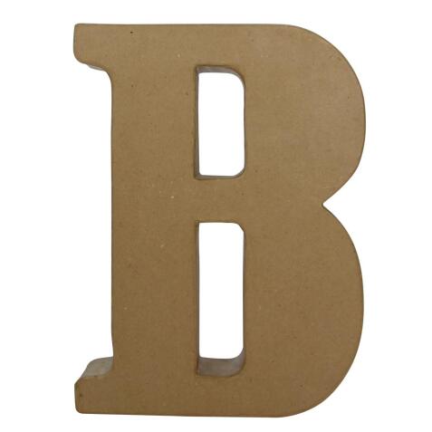 Lettre B fantaisie - Kraft