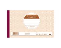 Manifold autocopiant 125X210 Quittance de loyer 50 tripli - Avoine