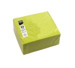 Paquet de 50 serviettes cocktail micro-gaufrées ouate 2 plis - 20x20 cm