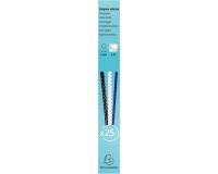 Canutillos para encuadernar Caja de 25 - Grosor: 6mm - Capacidad: 2 a 20