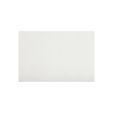 Barquette de 500 sets de table papier gaufré glacé Tiss Lack uni- Format 30X40 cm - Couleur blanc. - Blanc