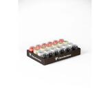 Plat. 24 bolducs glitter 10mx7mm Noël - Assortiment