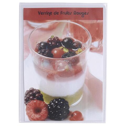 Estuche protector de Sencillo A6 2 caras 105x148 PVC 20/100º - Cristal