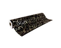 Prem.80g, 50x0,70m Arabesq or fd noir - Noir