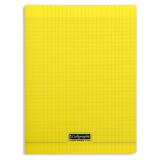 Cahier piqué 8000 POLYPRO A4 192 pages grands carreaux 90 g - Jaune