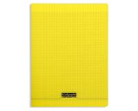 Cahier piqué 8000 POLYPRO A4 192 pages grands carreaux 90 g - Jaune