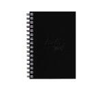Rhodia Touch Watercolor Book, papier 100% coton grain satiné 300g - A6 portrait, 40 pages - Noir