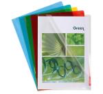 Sachet de 10 pochettes coin PVC lisse haute résistance 13/100e - A4