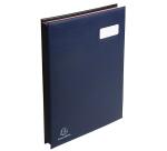 Signature book PVC, pocket on the page corner to maintain the document - 24 compartments