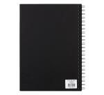 Goldline carnet spiralé 50F A4 140g portrait - Noir