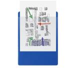 Porte-bloc avec pochette - Format 23x32cm pour A4