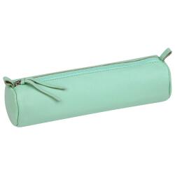 CUIR TEINTÉ Trousse Ø5,5x22 cm Vert pistache