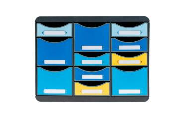 Store Box Multi Bee Blue Assorted Colors - Assorted colours