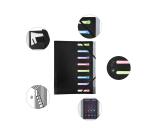 Trieur polypropylène 3 rabats 8 compartiments OPAK