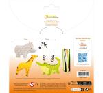 Rubans à tisser, Animaux sauvages - Orange
