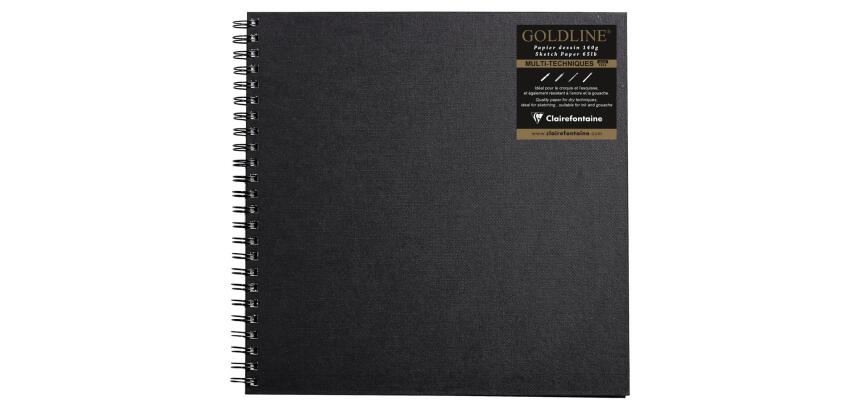 Goldline carnet spiralé 64F 30,5x30,5cm 140g - Blanc