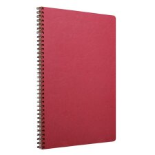 Cahier reliure intégrale Age Bag A4 100 pages petits carreaux - Rouge