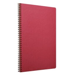 Cahier reliure intégrale Age Bag A4 100 pages petits carreaux - Rouge