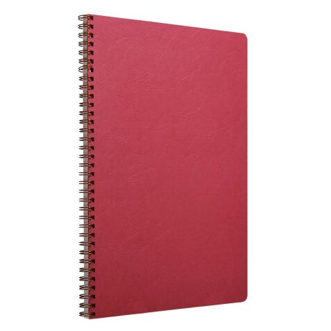 Cahier reliure intégrale Age Bag A4 100 pages petits carreaux - Rouge