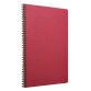 Cahier reliure intégrale Age Bag A4 100 pages petits carreaux - Rouge