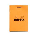 Bloc agrafé N°10 5,2x7,5 cm 80 feuilles petits carreaux 5/5 80 g. - Orange