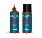 Darwi Flacon de 80 ml de Peinture Acrylique Universelle Opaque - Chocolat