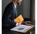 Bloc agrafé Rhodia N°16 14,8x21 cm 80 feuillets uni 80g - Orange