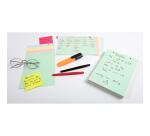 Pk 100 Exa Record Cards 148x21 5/5 Ast - Assorted colours