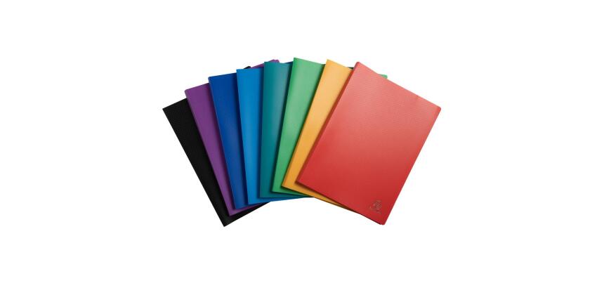 Protège-documents Exacompta Opak polypropylène souple A4 30 pochettes - 60 vues - couleurs assorties