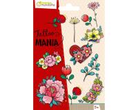 Tattoo' Mania, Fleurs - Multicolore