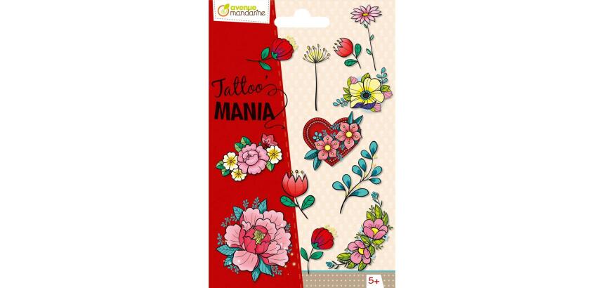 Tattoo' Mania, Fleurs - Multicolore