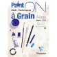 Paint'ON à grain bloc collé 20F A4 250g